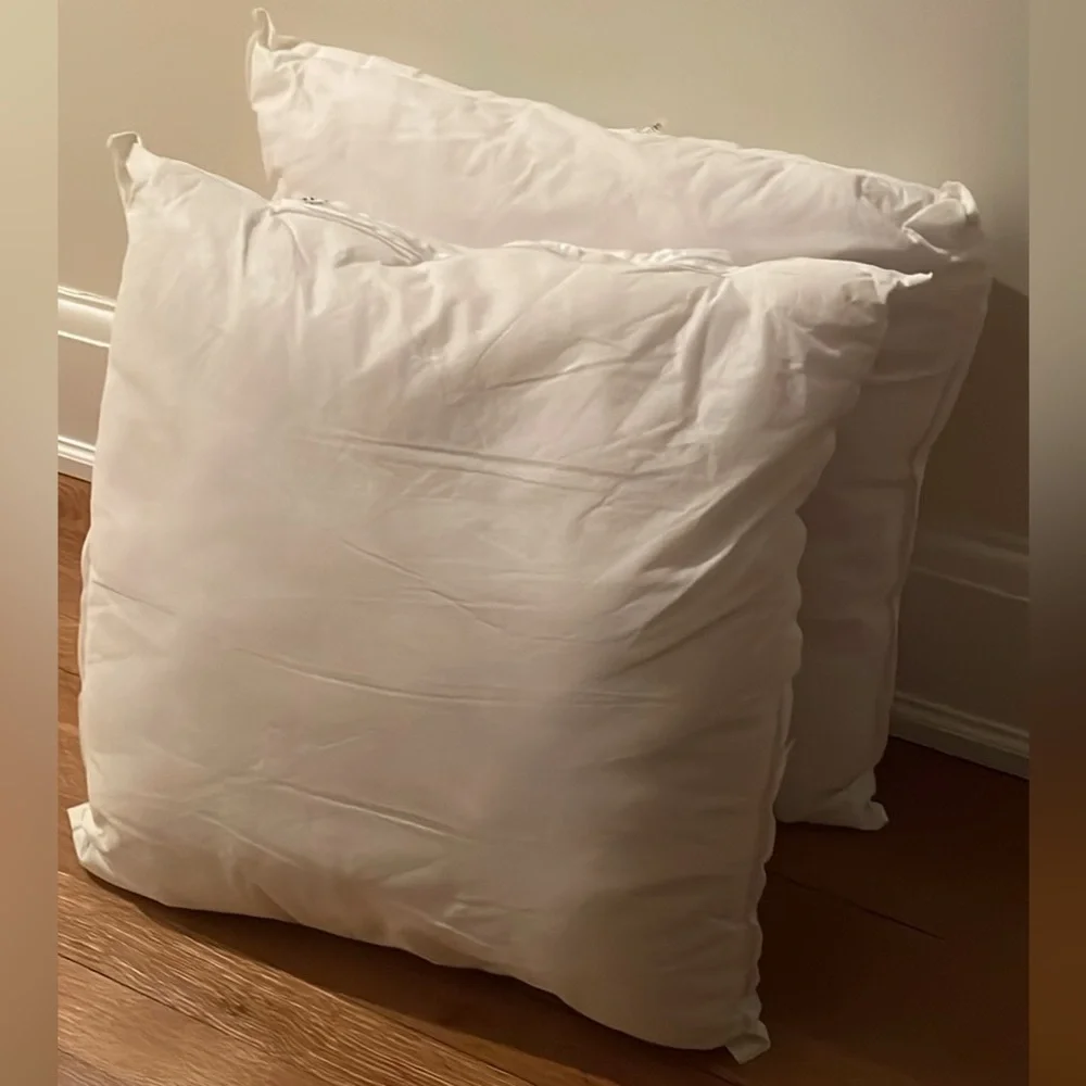 IKEA Dark Blue Accent Pillow set of 2